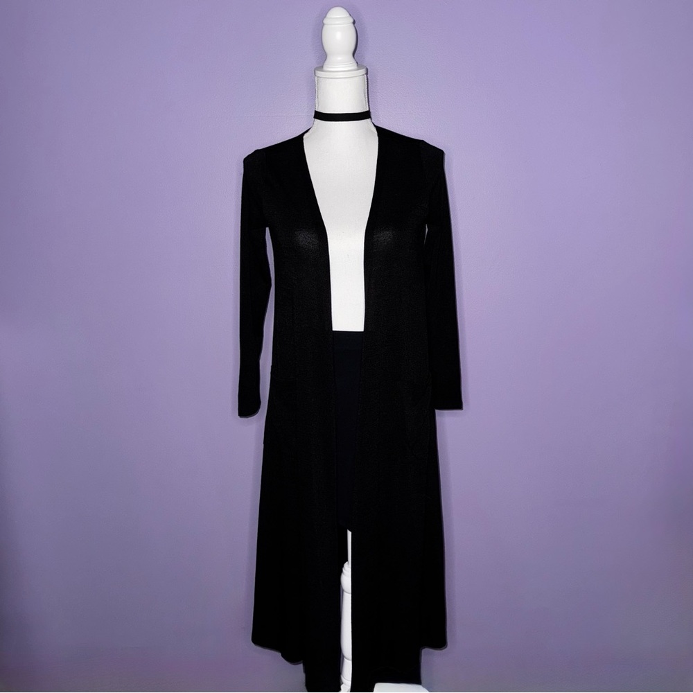 FINAL PRICE!!  NEW LuLaRoe Long Black Open Front Cardigan
